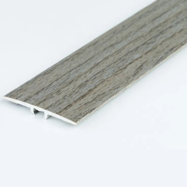 1.8m Long Flat Aluminium Wood Effect Door Edging Bar Trim Threshold Laminate