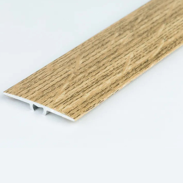 1.8m Long Flat Aluminium Wood Effect Door Edging Bar Trim Threshold Laminate