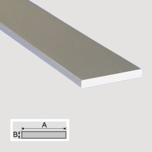 1 Meter Flat Shape Aluminum Anodised Profile Bar Flooring Trim
