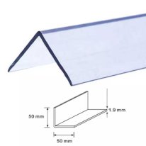 1 Meter Transparent Corner Protector Plastic PVC 90 Degree Angle Trim 