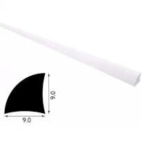  PVC Solid Plastic Quadrant Trim