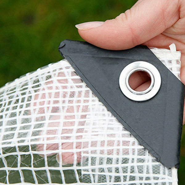 100 GSM Clear Tarpaulin Cover + 10 Bungee Balls – Waterproof Sheet