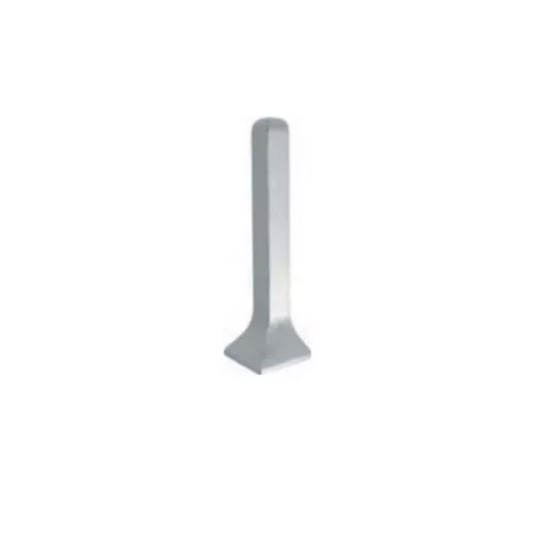  100mm High Aluminium Anodized Skirting Board + PVC Accessories 