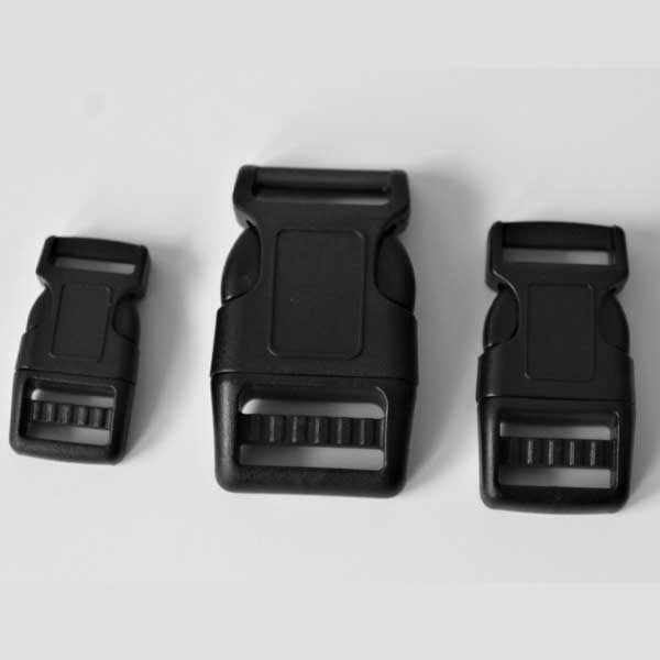 Strong & Flexible 15mm Curved Side Release Buckles