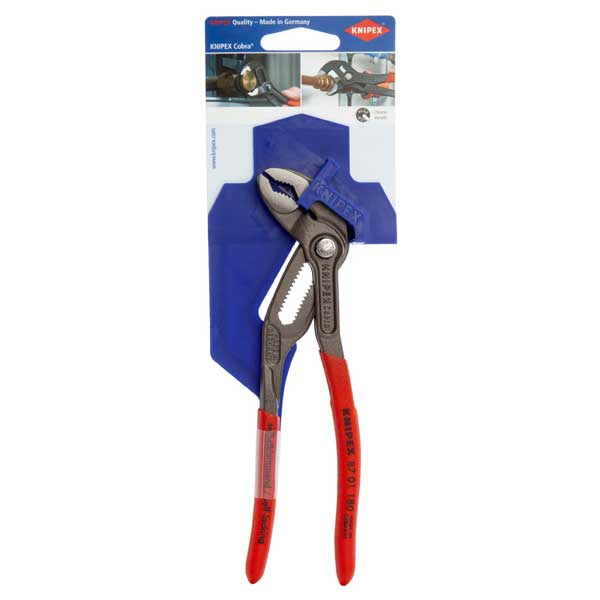 180mm Wear Resistance & Stable Gripping Cobra Hightech Water Pump Pliers