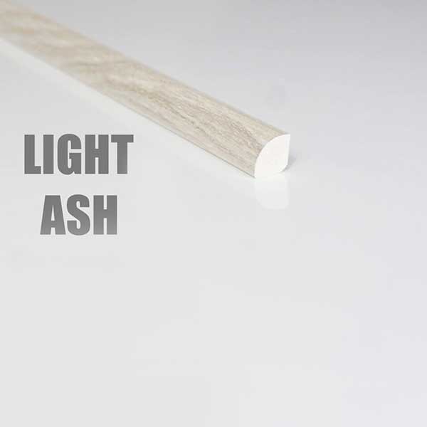 18mm Plastic Window Door uPVC Skirting Quadrant Trim