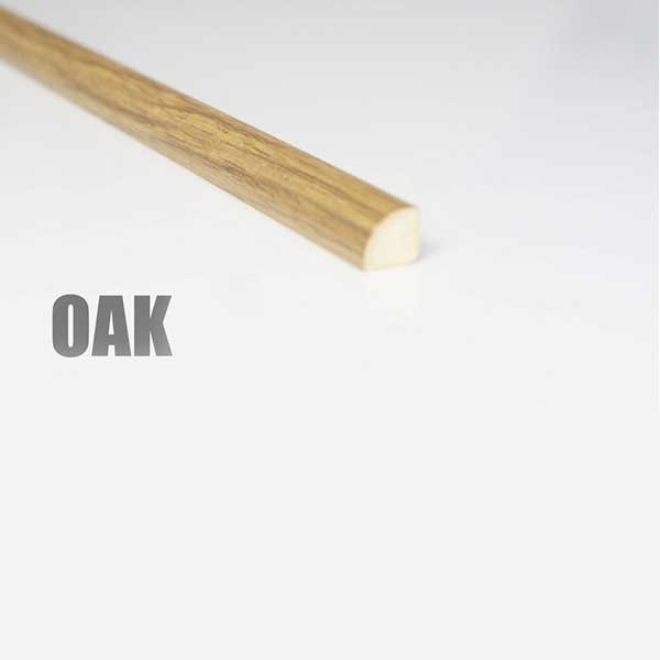 18mm Plastic Window Door uPVC Skirting Quadrant Trim