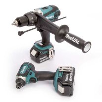 18V LXT Combi Drill & Impact Driver Twin Pack (2 x 5.0Ah Batteries) with Built-in LED Light