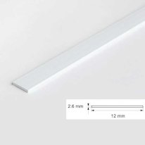 1m Durable PVC Flat Bar in Multiple Sizes