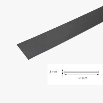 1m Durable PVC Flat Bar in Multiple Sizes
