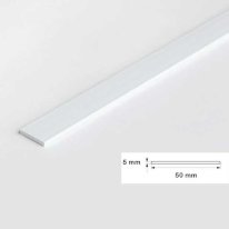 1m Durable PVC Flat Bar in Multiple Sizes