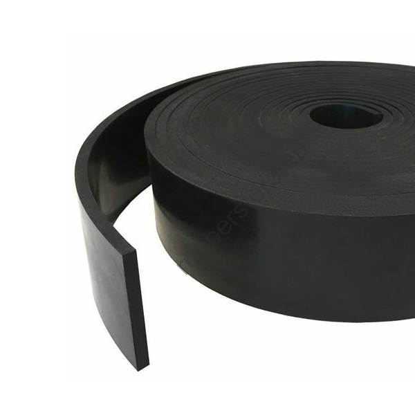 1m Long Genuine Rubber Strip 75° Hardness