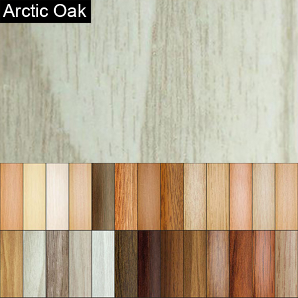 1m Long Upvc Wood Effect Stair Edge Nosing Trim Pvc Self-Adhesive