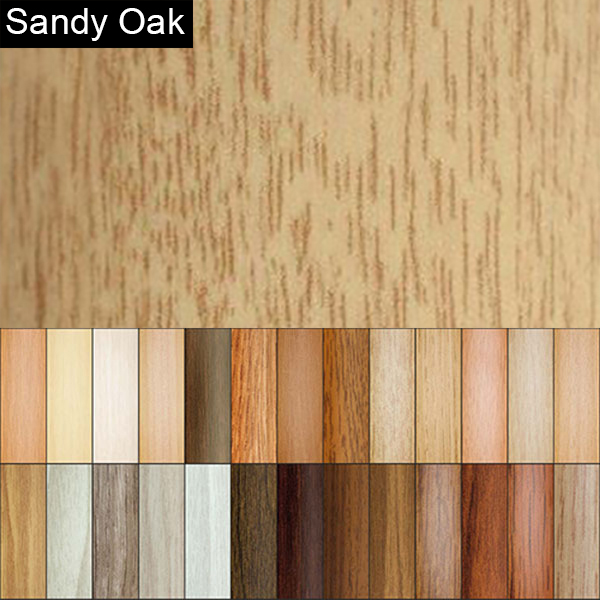 1m Long Upvc Wood Effect Stair Edge Nosing Trim Pvc Self-Adhesive