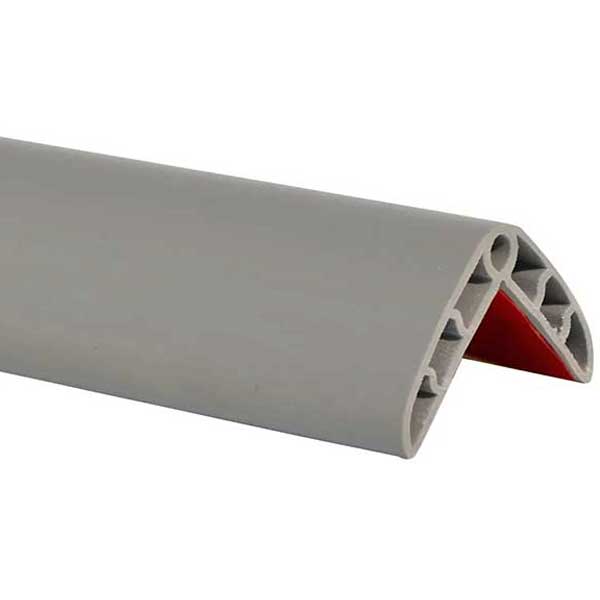 1m PVC Extra Thick Rubber Bumper Strip for Wall, Desk and Furniture Protection