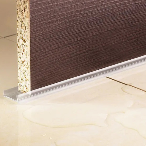 PVC Plinth Sealing Strip MDF Kickboard Panel - 1m Long