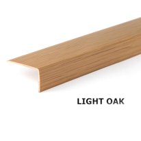1m Unequal Wood Effect Plastic PVC Corner 90 Degree Angle Trim