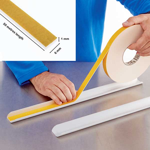2.5m Long Black Plastic PVC Corner 90 Degree Angle Trim 