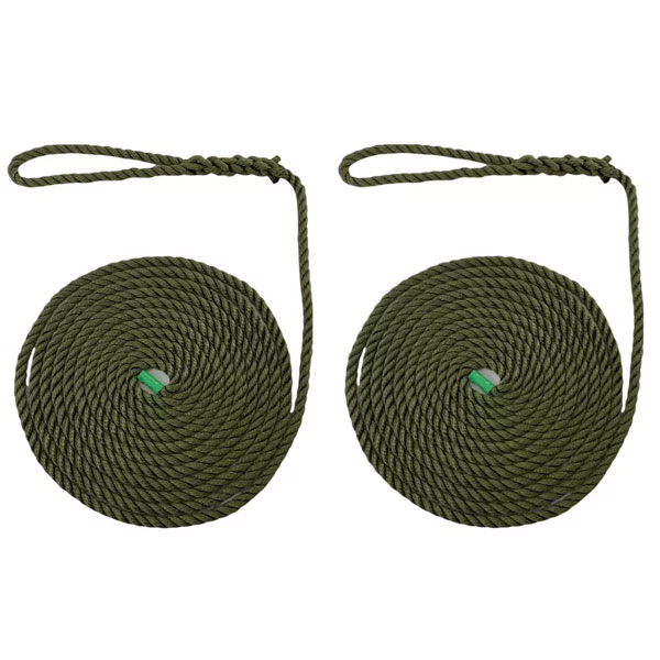 2 Pcs Softline Warps Boat Lines High Strength Mooring Ropes 