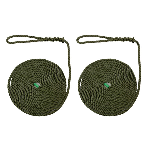 2 Pcs Softline Warps Boat Lines High Strength Mooring Ropes 