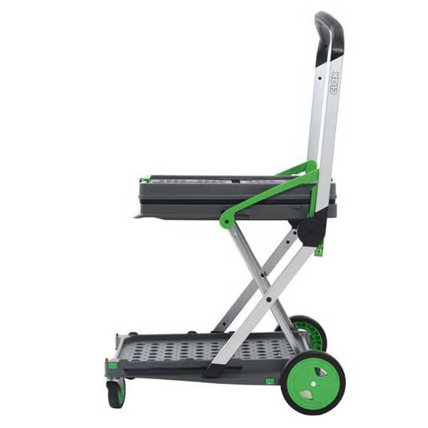 2 Shelf Folding Box Trolley for Storage and Transport