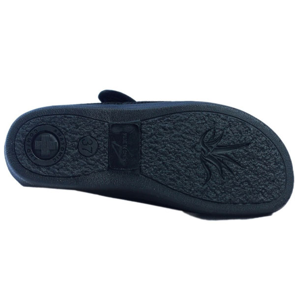 204 Touch Fastening Slipper Wide Fit