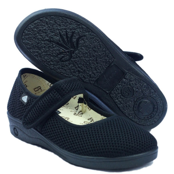 204 Touch Fastening Slipper Wide Fit