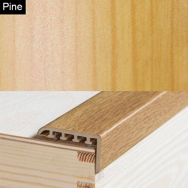 20mm UPVC Wood Effect Stair Edge Nosing Trim
