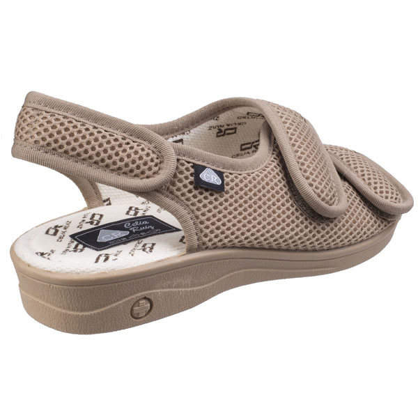 213 Touch Fastening Slipper Wide Fit