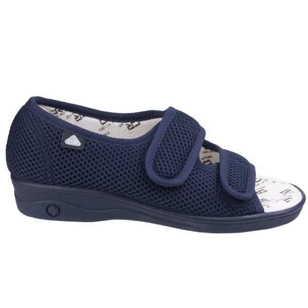 214 Touch Fastening Slipper Wide Fit