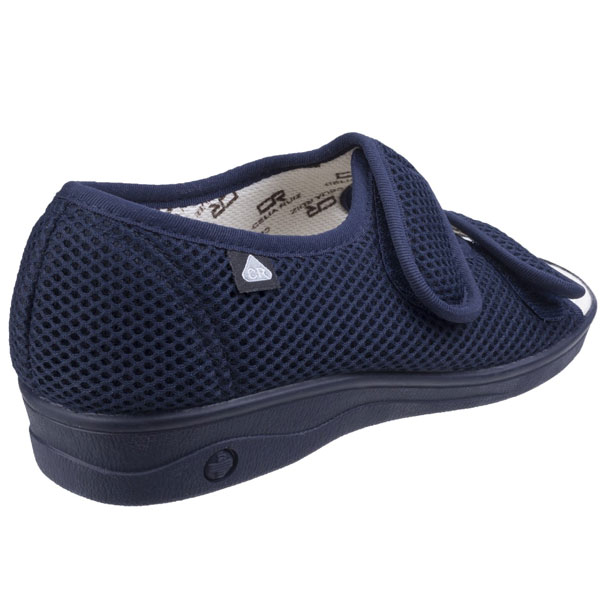 214 Touch Fastening Slipper Wide Fit
