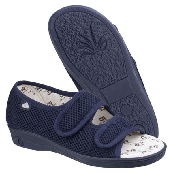 214 Touch Fastening Slipper Wide Fit