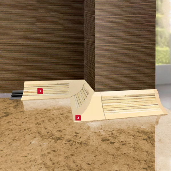 33mm Wide Edging Splashback Accessories 2.5m Long PVC Worktop Profile Trim 
