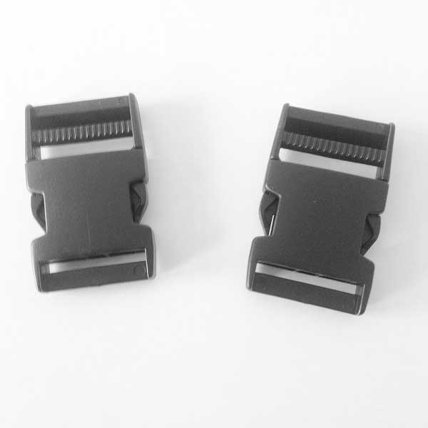 38mm Plastic Side Release Black Durable Buckles RX