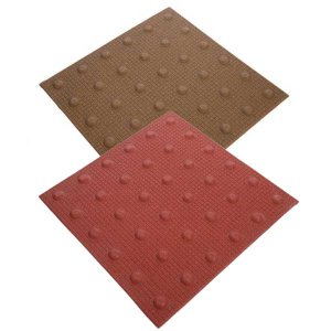 400mm x 400mm Blister Tactile Paving come with Adhesive for Pedestrian Safety