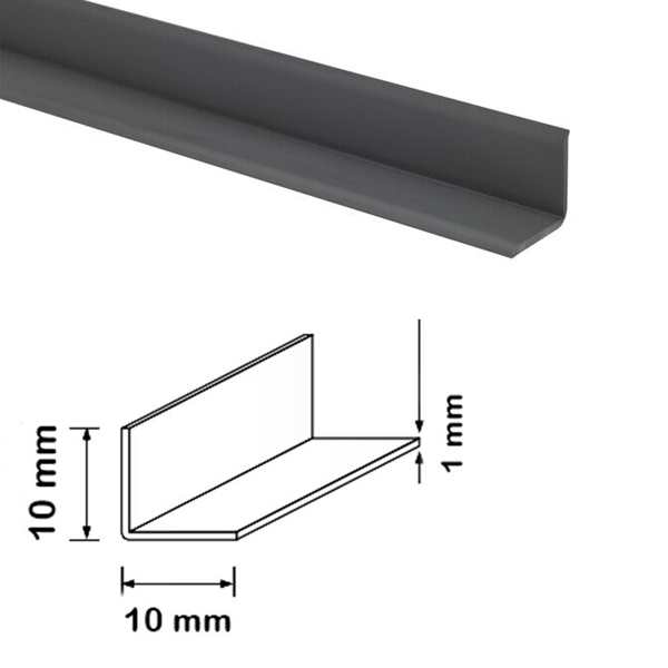 5 Metres Self Adhesive Plastic Pvc Corner 90 Degree Angle Trim Flexible