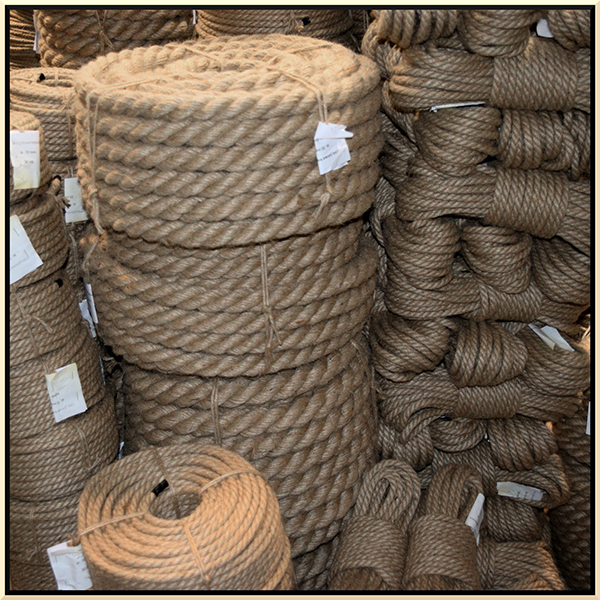 50m Long Strong Twisted Decking Cord  Jute Rope Garden Sash Camping