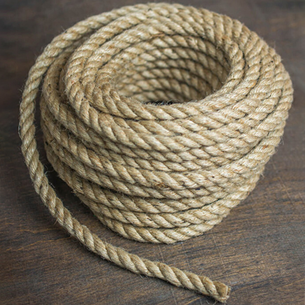 50m Long Strong Twisted Decking Cord  Jute Rope Garden Sash Camping