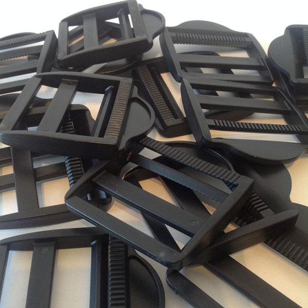 50mm Black Plastic Ladderlock Reliable & Secure Buckles