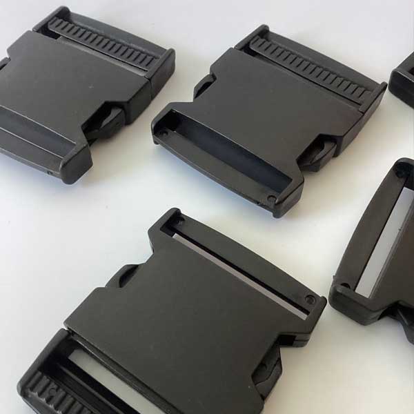 Black 50mm Plastic Side Release Long Lasting Buckles