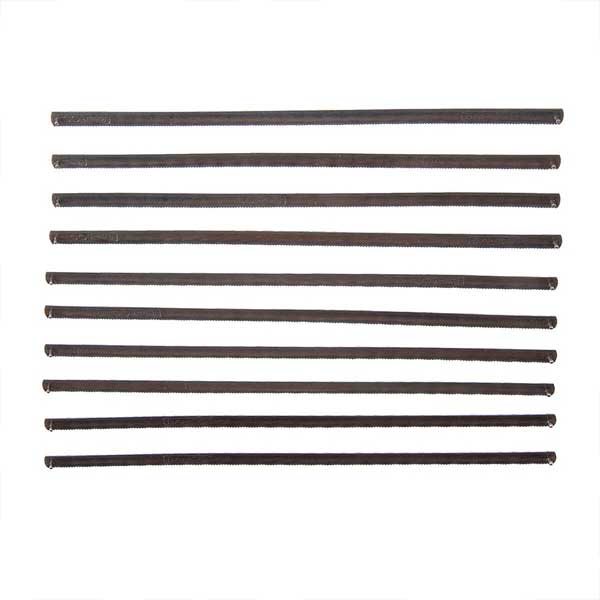6 Inch Junior Hacksaw Hardened & Tempered Blades - Pack of 10