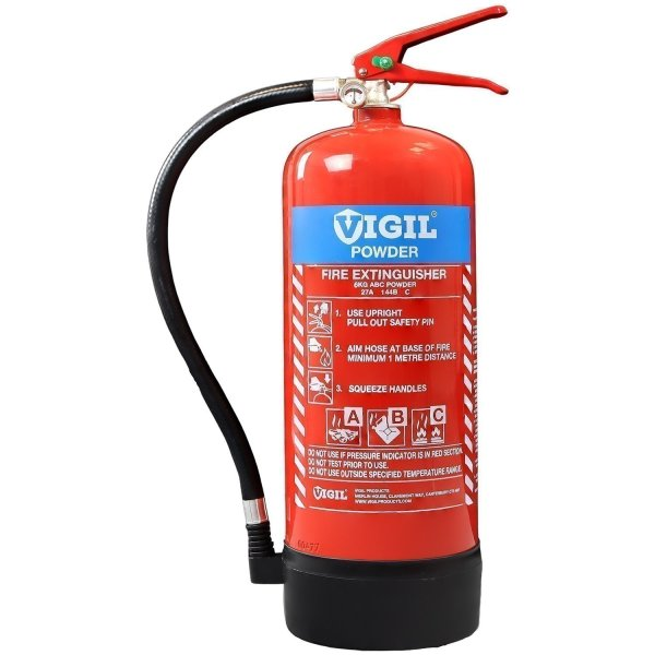 6ltr ABC Powder Red Fire Extinguisher