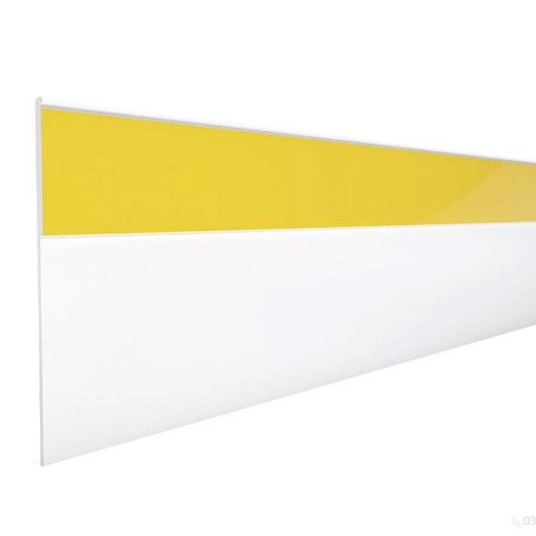 6m Flat Self-Adhesive PVC Cover White Strip for Door & Window Architrave 
