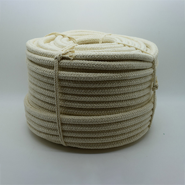 6mm Thick Cotton Braided Natural Rope for Bag Handles & Washing Clothes