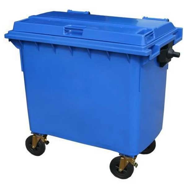 770L Litre Wheelie Waste Bin With Four Wheels