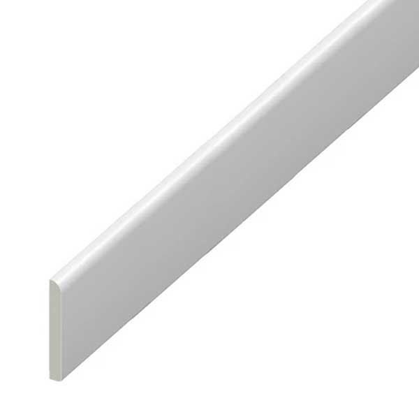 95mm UPVC Skirting Board Architrave Trim – Flat Modern Design