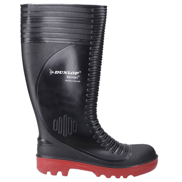Acifort Ribbed Safety Wellington Boots