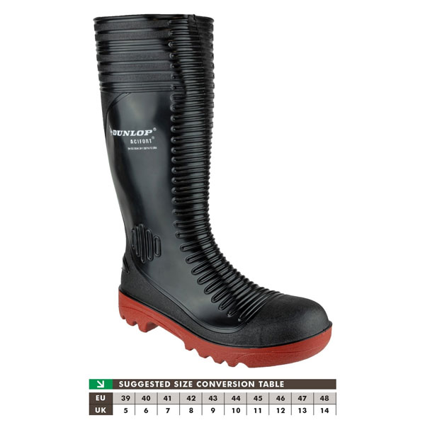 Acifort Ribbed Safety Wellington Boots