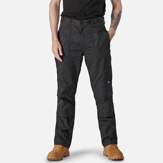 Action Flex Black Utility Trousers