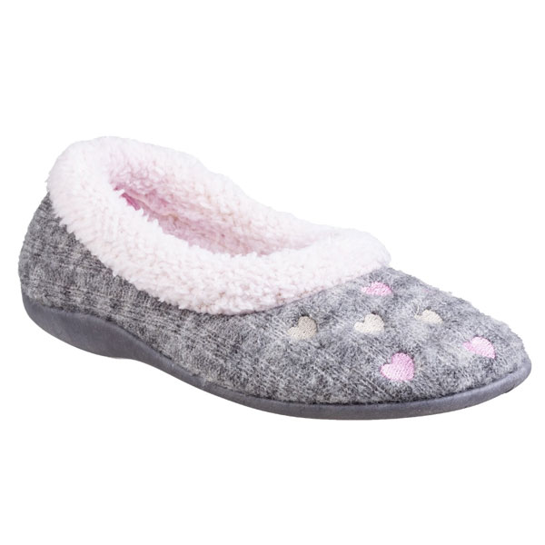 Alaska Warm Knit Fleece House Shoes